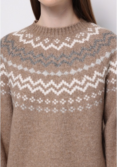 Colin's Colins Regular Fit Turtle Neck Baskılı Kadın Bej Kazak Cl1076626 Q1.v1 Lbr Light Brown Colin's Colins Regular Fit Turtle Neck Baskılı Kadın Bej Kazak Cl1076626 Q1.v1 Lbr Light Brown