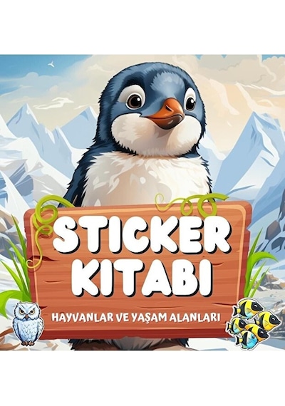 Tekrar Kullanılabilir Sticker Kitabı - Hayvanlar