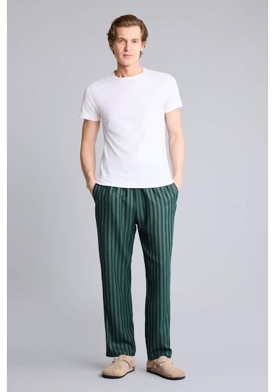 Defacto Regular Fıt Uzun Boy Flanel Alt G9633ax26spkh440 Haki-kh440