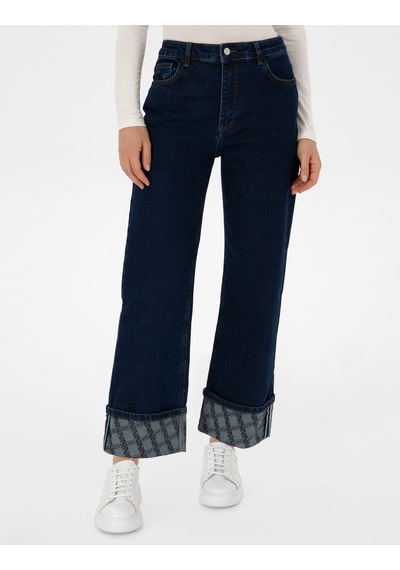 Pierre Cardin Kadın Koyu İndigo Pantolon Jean 50314121-vr089 Koyu İndigo