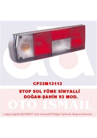 CERKEZ M131-13 STOP LAMBASI SOL FUME SINYALLI M131 DKS 93-