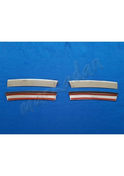 Vw Golf 4 Krom Ön Panjur 1998-2004 4 Parça Paslanmaz  Çelik