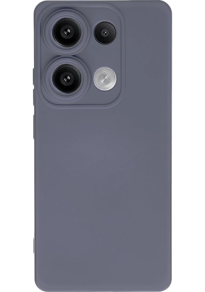 Newface Xiaomi Redmi Note 13 Pro 4g Kılıf Nano İçi Kadife Silikon Semeglbl - 35 - Gri