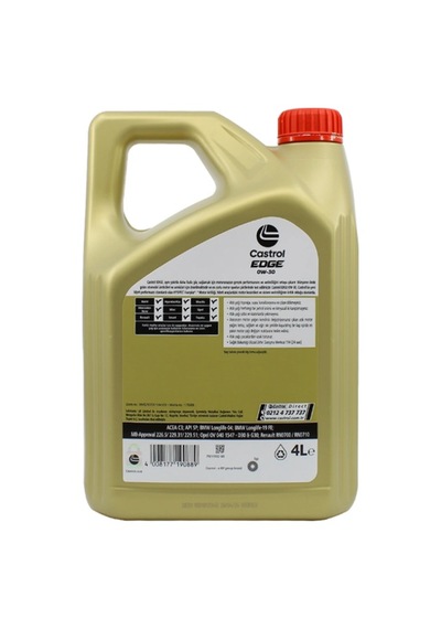 Castrol Magnatec 0W30 Tam Sentetik Partiküllü Motor Yağı 4 L