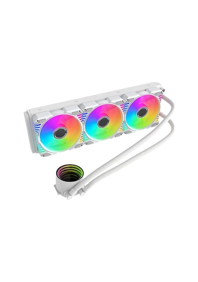 Ss360-3f-w Argb 360mm. Beyaz Sıvı Soğutma Am4 Am5 Lga 1200 1700 20xx