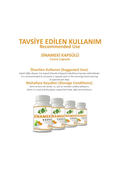 Gökçek Şifa Sinameki (Senna Capsule) 60 Kapsül