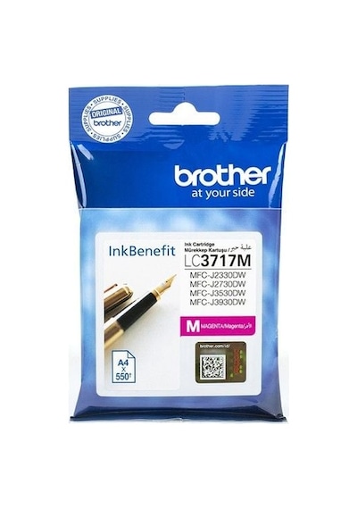 Brother Lc3717m  Kırmızı Mürekkep Kartuş 550 Sayfa