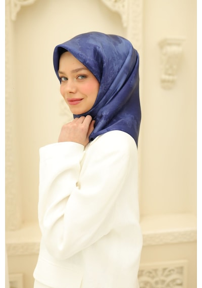 Silk Home Shiny Eşarp 75002-59 Mavi, Gece Mavi