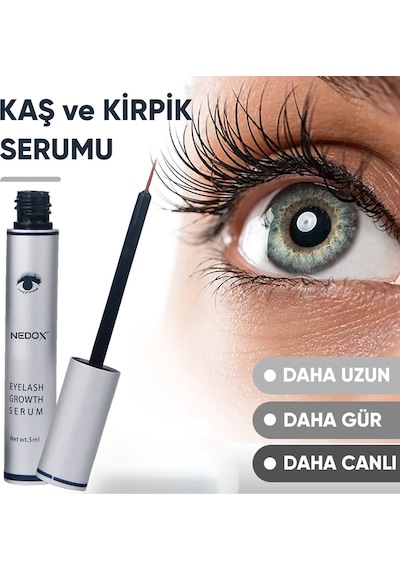 Nedox Kaş ve Kirpik Uzatıcı Besleyici ve Bakım Serumu 5 ML