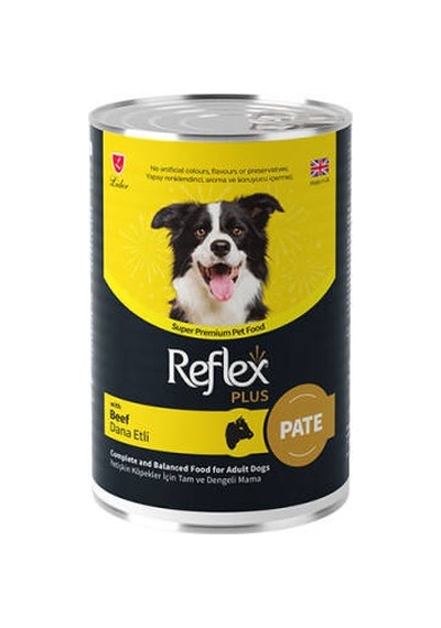 Pate İçinde Et Parçacıklı Dana Etli Yetişkin Köpek Konservesi 395 Gr
