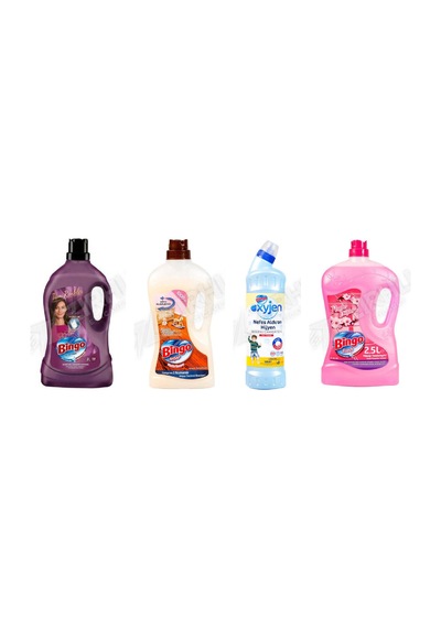 Bingo Tüm Renkler Sıvı 3 L + Ahşap Tem. 1 L + Oksijen 750 Ml + Yüzey Tem. Fresh 2.5 Lt 4'lü Set Diğer