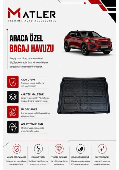 Peugeot 2008 Hybrid 2026 Model Bagaj Havuzu