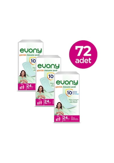 Evony Günlük Mesane Pedi Uzun 3 x 24'lü