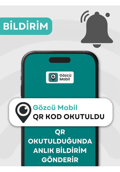 Gözcü Mobil 2'li Qr Numarasız Numaratör Yeni Nesil Araç Motosiklet Numara Gizler Oto Park Kartı Dijital Kimlik