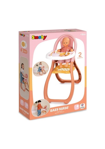 Smoby Baby Nurse Bebek Mama Sandalyesi 220388