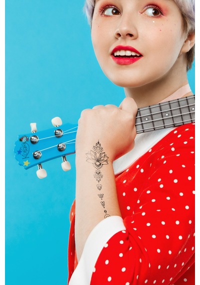 Botanik -2 Geçici Dövme,geçici Tattoo ,vücut Dövme,kol Bilek Dövme,boyun Dövme,sırt Dövme
