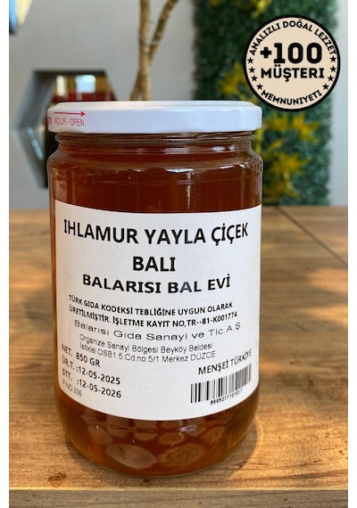 Doğal Ihlamur Balı 850g Aromatik Bal