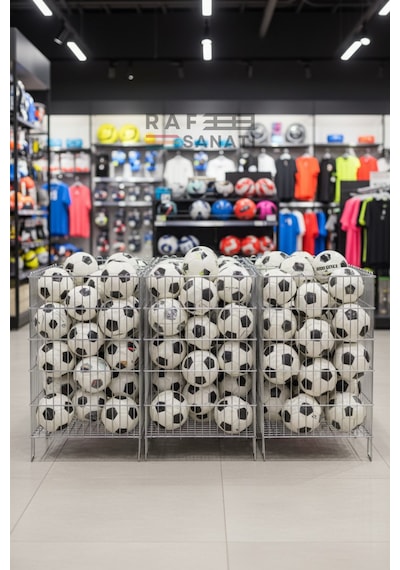 Katlanır Tel Havuz Sepeti 60x80 Cm Market Ve Mağaza Promosyon Sepeti Metal Havuz Sepet
