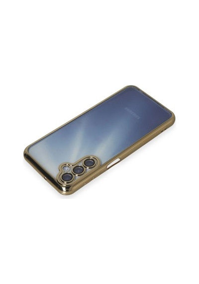 Samsung Galaxy A15 4g Kılıf Razer Lensli Silikon - Gold