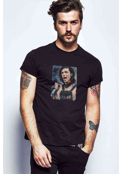 Black Veil Brides Andy Baskılı Siyah Erkek Tshirt (528872208)