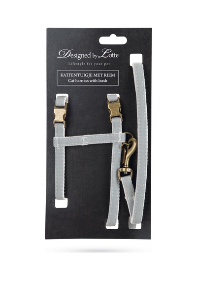 Hnrlıshp Beeztees Dbl Kedi Göğüs Tasması Ve Gezdirme Kayışı, 130cm, Mint, 27-45cm