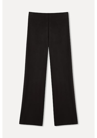 Mudo Kadın Kadın Kahverengi Wide Leg Örme Pantolon 1264856