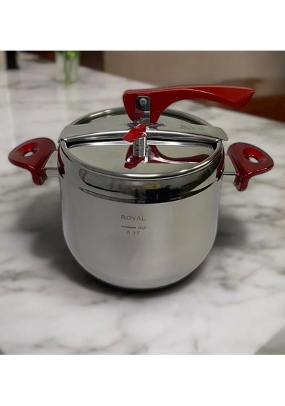 Royal Song 8 Lt Düdüklü Tencere, Pressure Cooker Çok Renkli