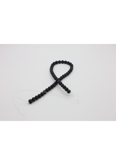 Lav Taşı Doğal Taş Boncuk 8 Mm 6419527