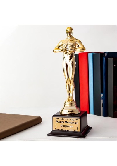 Kişiye Özel İsimli Oscar Ödülü Ve Tasarım Kupa Bardak Hediye Seti
