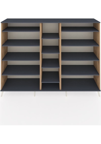 Hyperion Dolap 11 Raflı 220x44x163 Çam-antrasit Çam-antrasit Hyperion Dolap 11 Raflı 220x44x163 Çam-antrasit Çam-antrasit