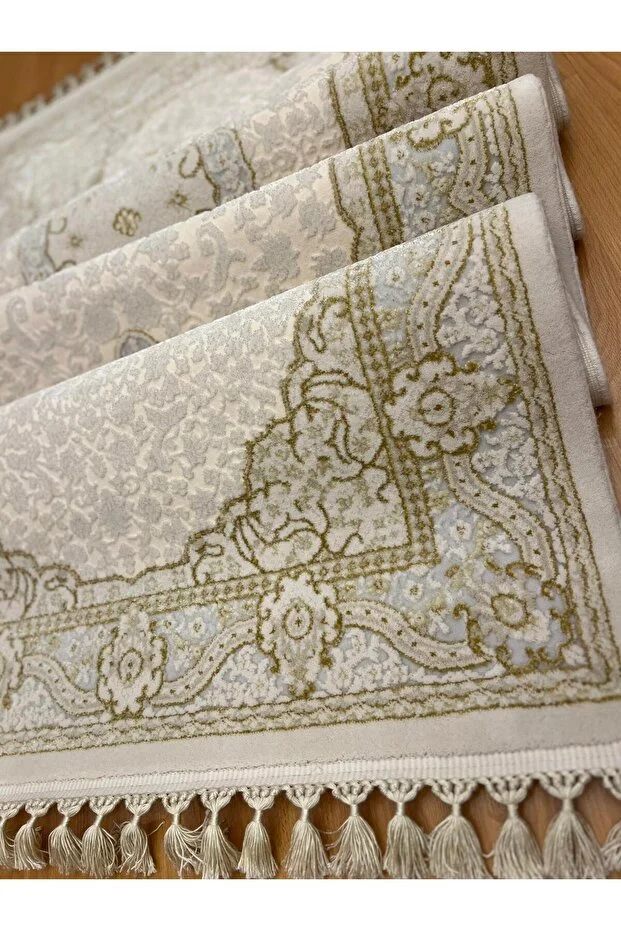 Mevlana Bazaar Saray Desenli 100 X 300 Yün Yolluk Çok Renkli
