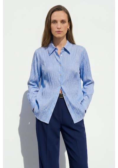 Sateen Salaş Gömlek - Mavi-137368