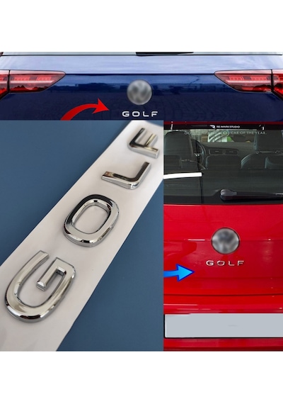 Golf Yeni Model Bagaj Yazısı Golf 8 Bagaj Yazısı