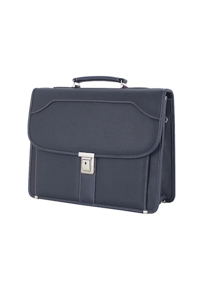 Case Club Notebook Laptop Evrak Çantası 15.6'inç 5 Bölmeli Su Geçirmez Omuz Askılı Lacivert