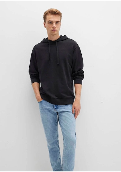 Mavi Erkek Kapüşonlu Sweatshırt Siyah 0s10417-900 Siyah