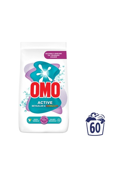 2 Adet Omo 9 Kg Toz Deterjanı Renkli Ve Beyaz Diğer