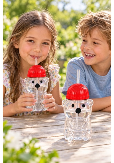 Cupala Ayıcıklı Bardak 800 Ml Kırmızı - 932243469 Kırmızı
