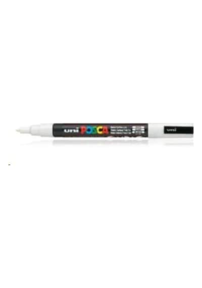 Uni Posca Pc-3M Boyama Markörü 0.9-1.3 Mm Beyaz