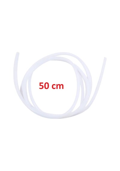 2mmx4mm 3d Yazıcı Pfte Teflon Boru - Beyaz - 50cm