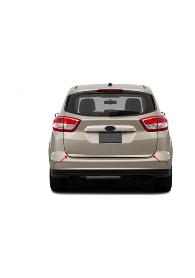 Ford C-Max 2010 Üzeri Bagaj Alt Çıta Bayrak Paslanmaz Çelik