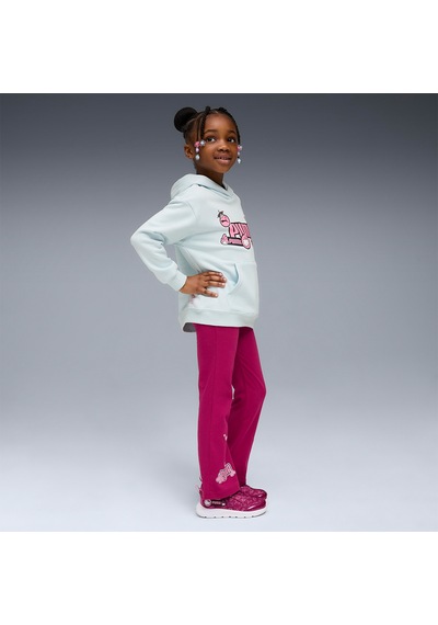 Puma Hello Kitty&friends Graphic Çocuk Mavi Kapüşonlu Sweatshirt Mavi