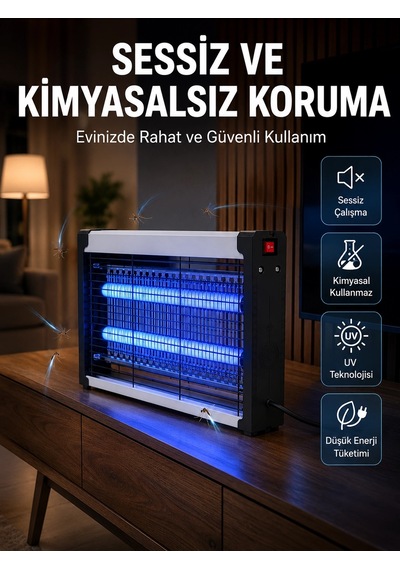 Mey İthalat Uv Işıklı Elektrikli Sinek Ve Uçan Haşere Öldürücü Ev, Ofis Ve İşletmeler İçin