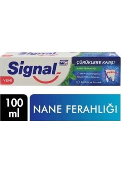 Signal Çürüklere Karşı Nane Ferahlığı Diş Macunu 12 x 100 ML