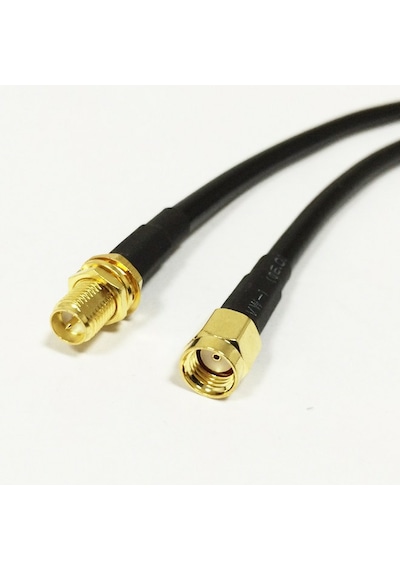 Wireless Anten Kablosu 20Cm Rp Sma Dişi - Rp Sma Erkek A+
