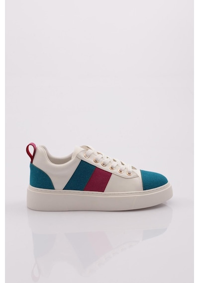 Dgn 1001 Kadin Sneaker 1001-2007-R8073 Beyaz - Mavi