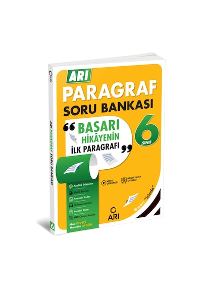 Arı Yayıncılık 6 Sınıf Arı Paragraf Soru Bankası Güncel