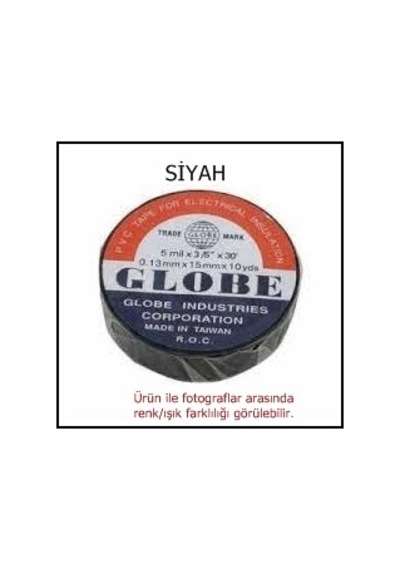 Globe İzole Bant Adet Siyah