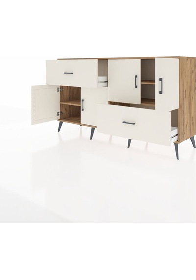 Hyperion Konsol 3 Raflı 2 Çekmeceli 4 Kapaklı 176x44x99 Çam-aytaş Çam-aytaşı Hyperion Konsol 3 Raflı 2 Çekmeceli 4 Kapaklı 176x44x99 Çam-aytaş Çam-aytaşı