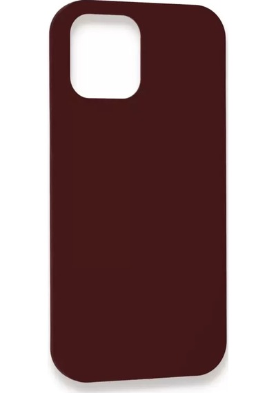 Newface Apple İphone 12 Pro Kılıf Lansman Legant Silikon - Bordo
