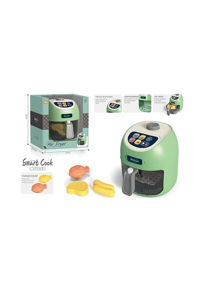 Dokunmatik Airfry Fritöz Set - Renk Değiştiren Gıdalar Airfryer Air Fry